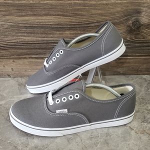 NEW Vans Authentic Lo Pro Canvas Gray Pewter Skate Sneakers Unisex W 8 M 6.5